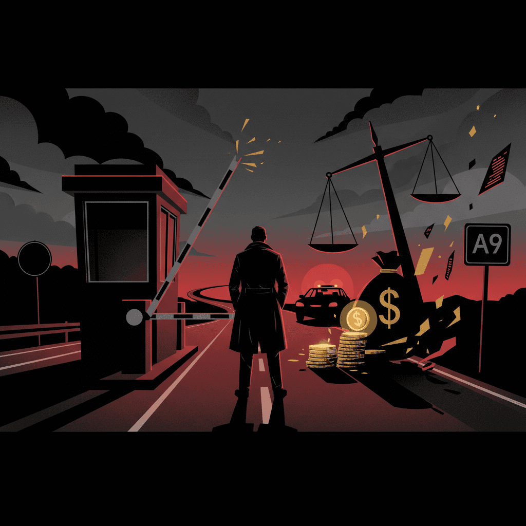 EXCLUSIF - L'arnaqueur des péages de l'A9 démasqué après 13.000€ de fraude