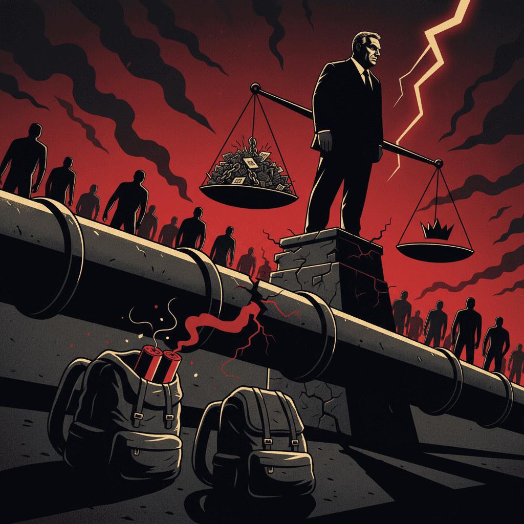 EXPLOSIFS près du gazoduc : Orban accusé de coup monté électoral