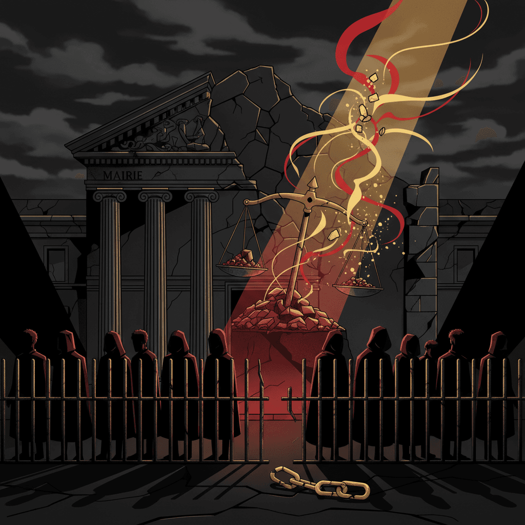 Fresnes : 9 mineurs derrière les barreaux après le saccage de la mairie