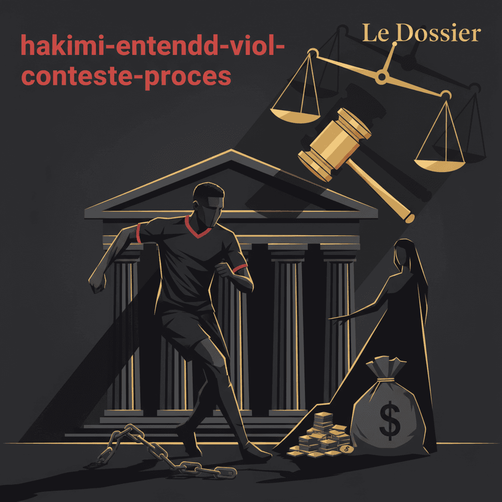 Achraf Hakimi entendu pour viol : la star du PSG tente d'étouffer l'affaire