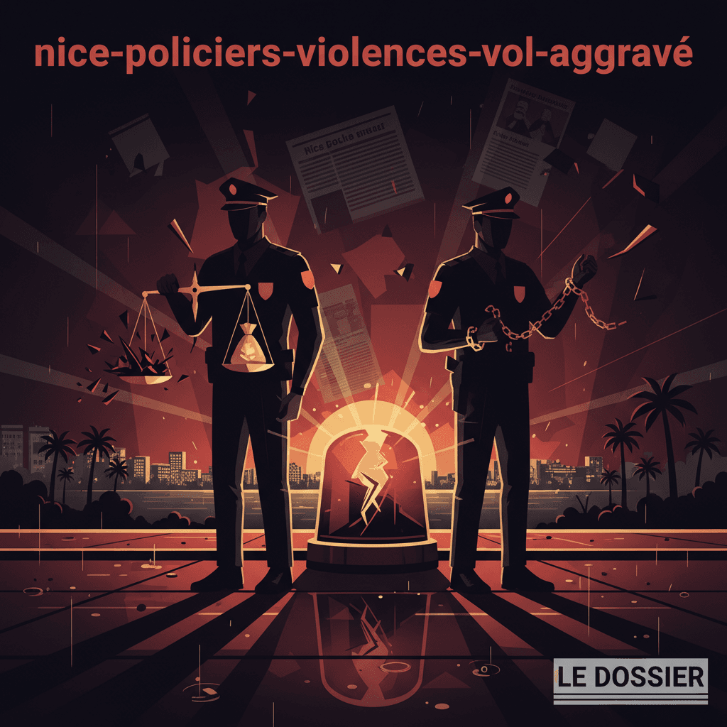 Nice : deux policiers en garde à vue pour violences et vol aggravé