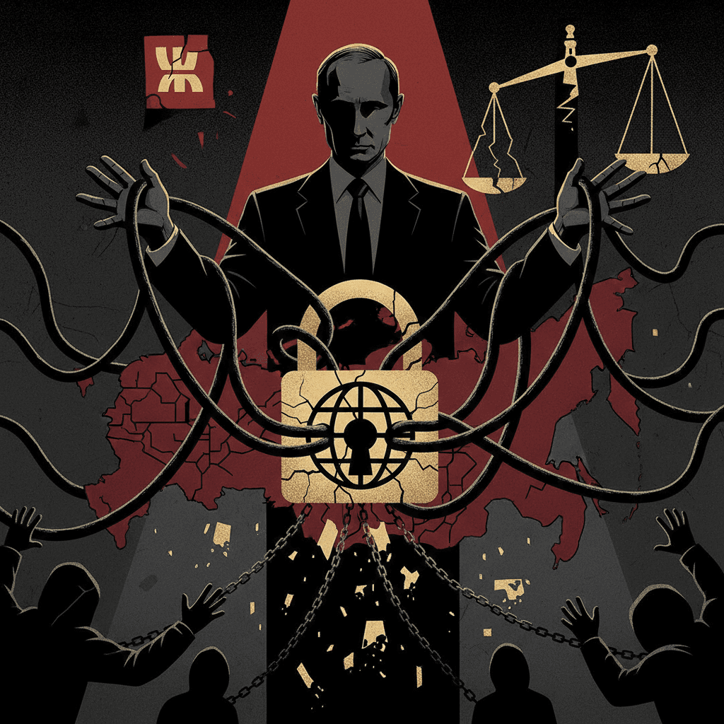 Poutine verrouille Internet : la Russie sous contrôle total