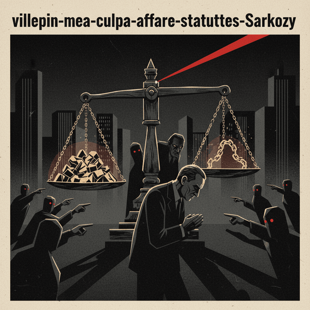 Villepin craque : il accuse l'entourage de Sarkozy dans l'affaire des statuettes