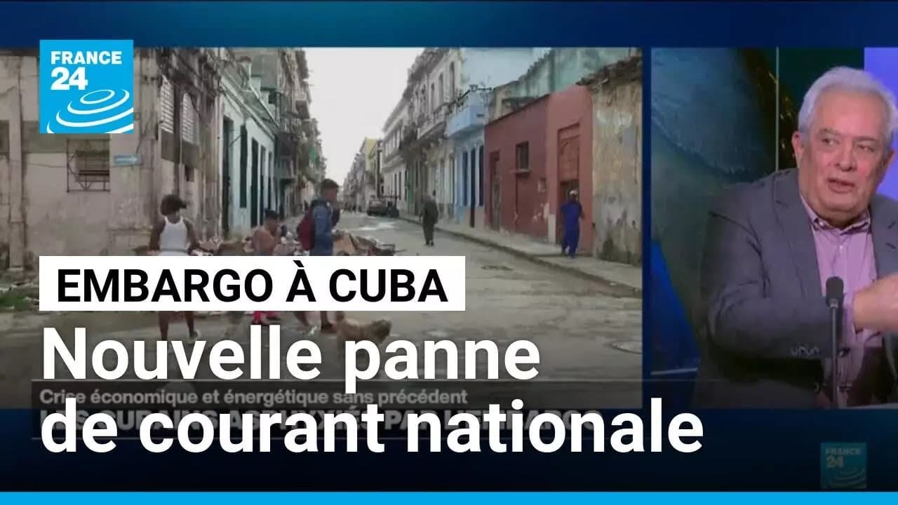 Cuba asphyxié par l'embargo américain : la crise explose