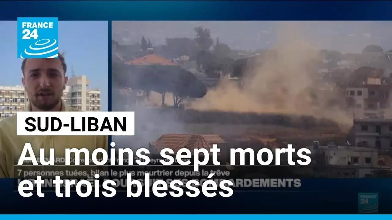 Liban : sept morts dans une frappe israélienne, le cessez-le-feu en miettes