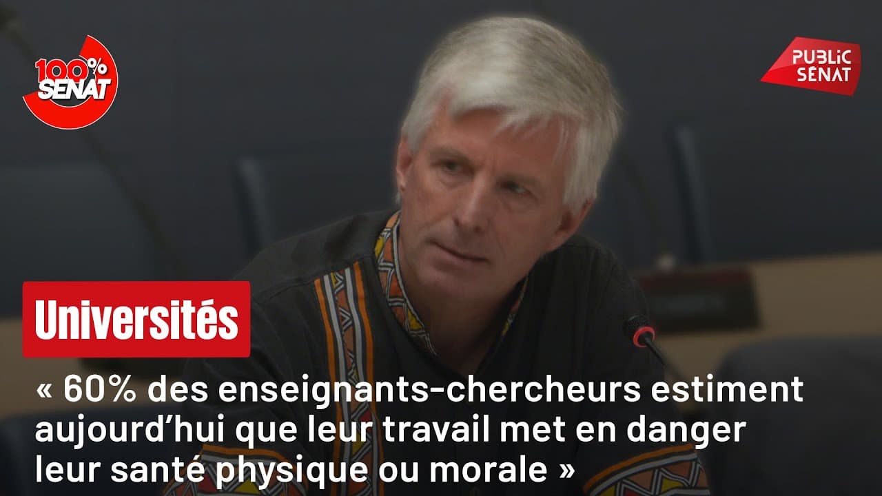 Université française : 60% des enseignants-chercheurs en souffrance, le Sénat alerte