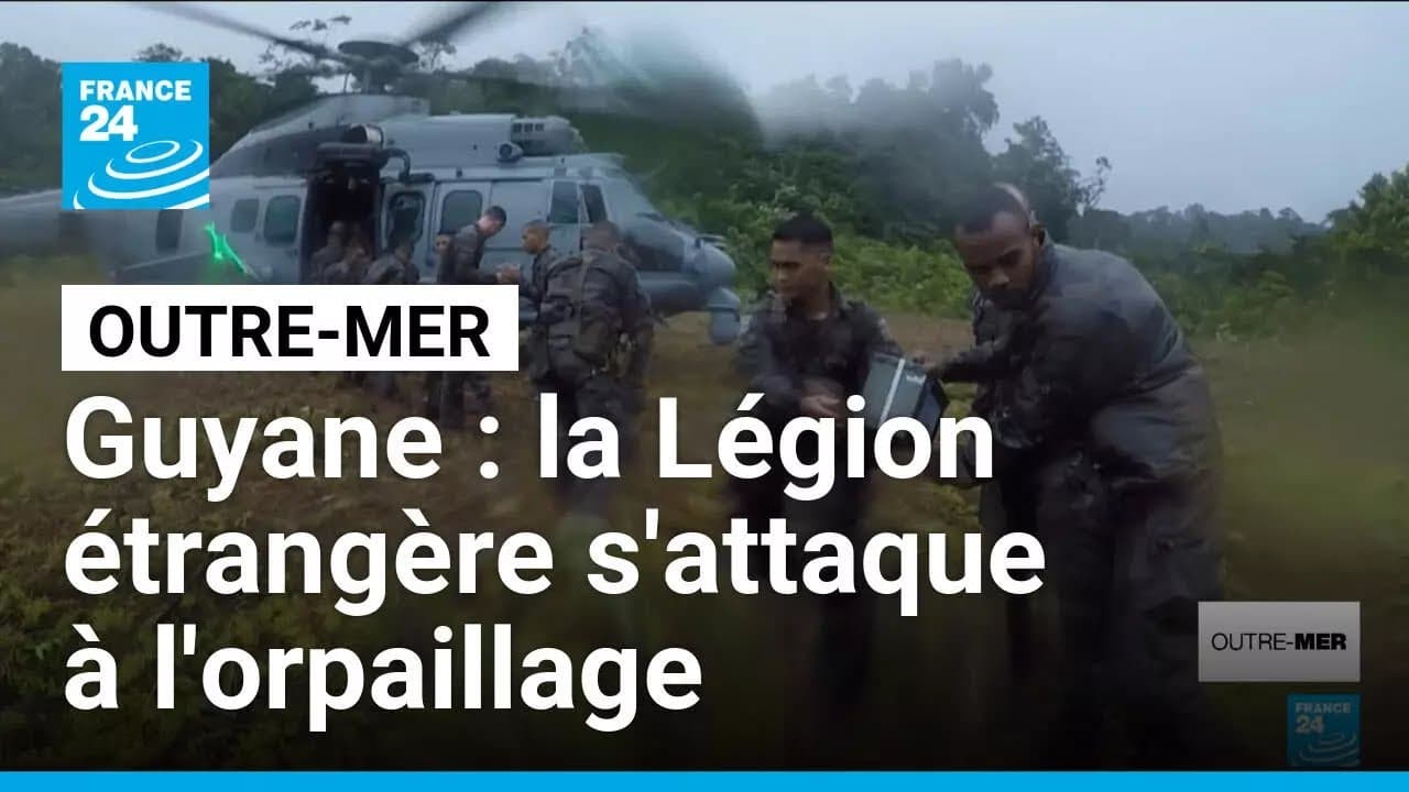 Guyane : la Légion étrangère détruit des mines d'or illégales dans une opération explosive