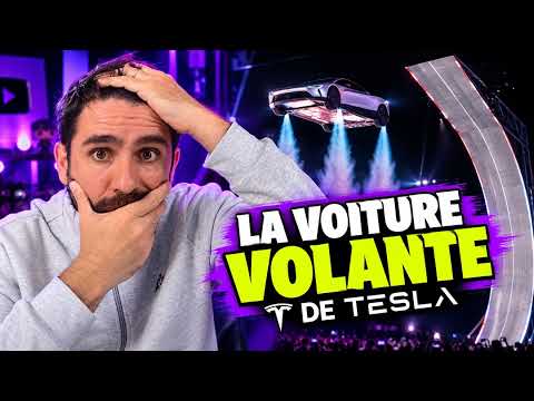 Tesla dévoile une voiture volante : pourquoi les réactions françaises divisent