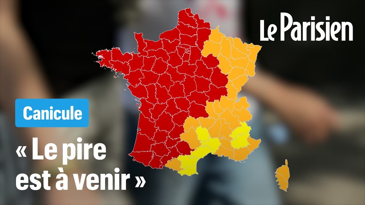 Canicule record : 54 départements en rouge, plan ORSAN activé