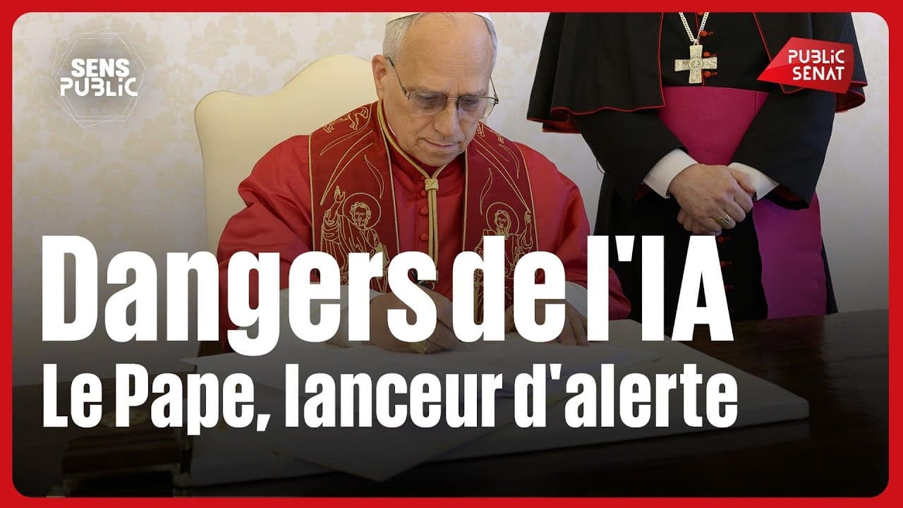 IA : le pape appelle à désarmer, la bulle financière et l'écologie s'invitent dans le débat