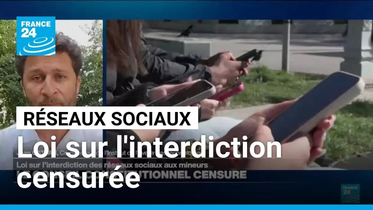 Censure de la loi anti-réseaux sociaux : le Conseil constitutionnel retoque une interdiction trop large