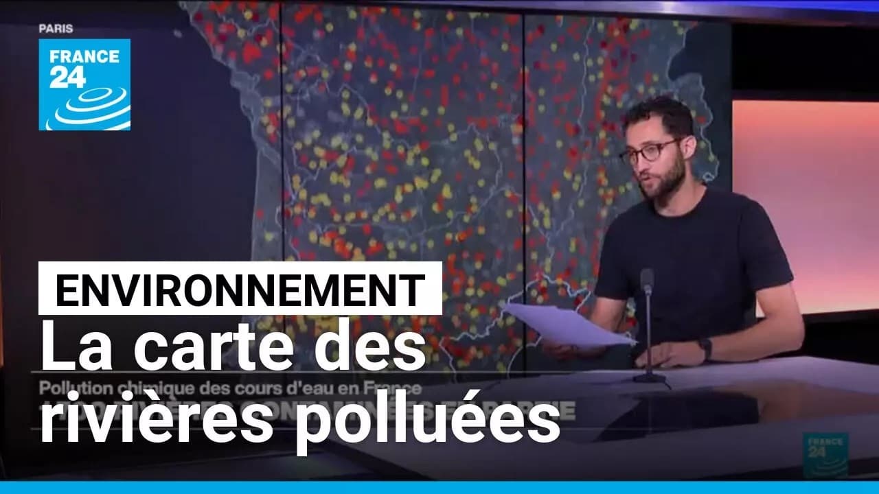 Pollution des rivières : 75% des cours d'eau français contaminés