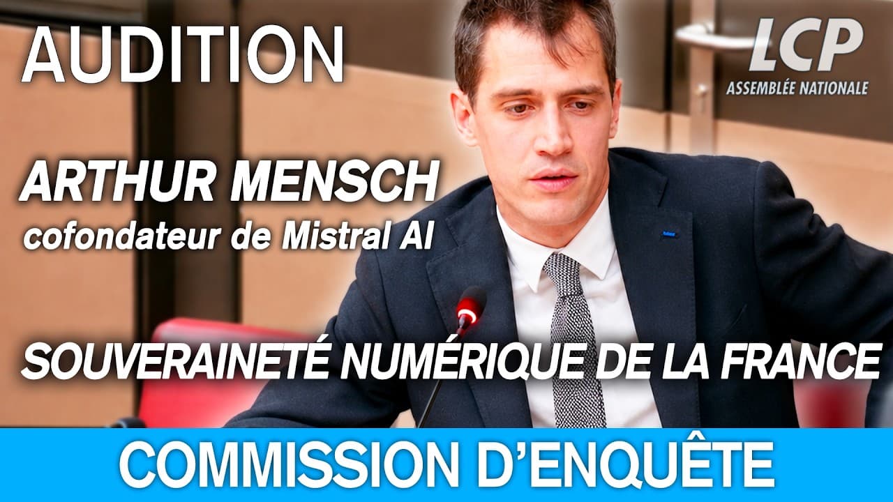 Mistral AI alerte : dépendance américaine, urgence énergétique et risque de vassalisation pour la France