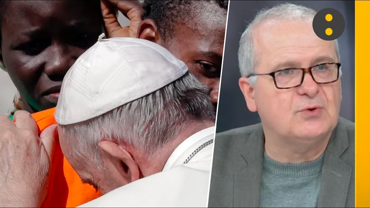 Le pape François chez les migrants de la Chapelle : symbole ou provocation ?
