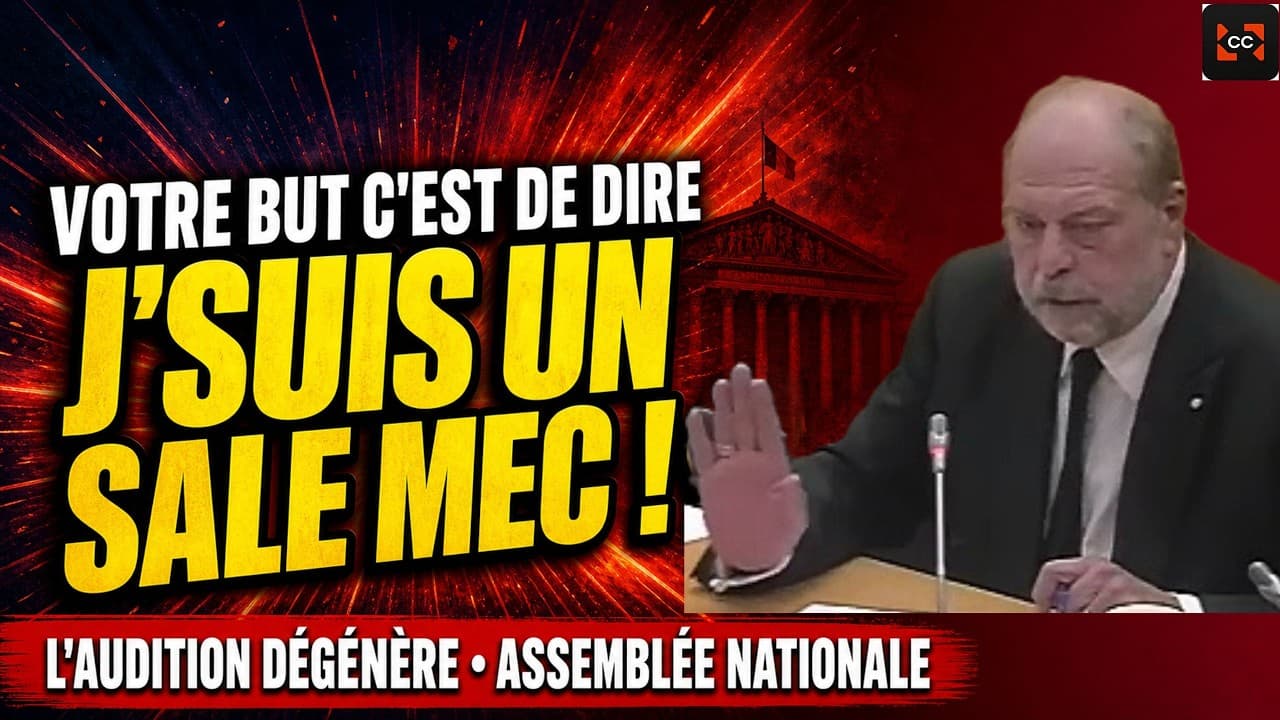 Éric Dupond-Moretti, l’ogre du Nord qui terrorisait les enfants : le garde des Sceaux craque en commission