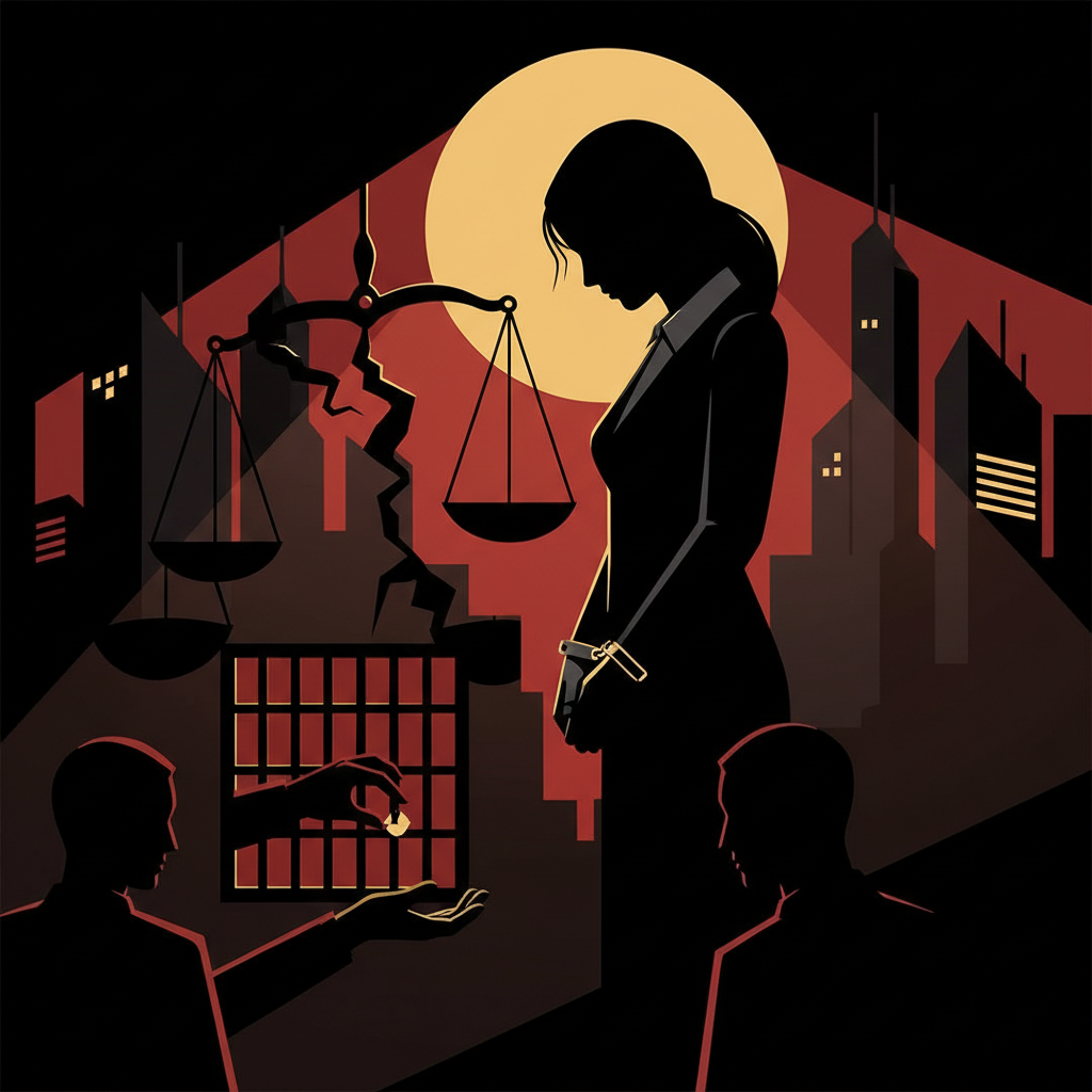 Illustration: Le relais du détenu : une avocate mise en examen et incarcérée
