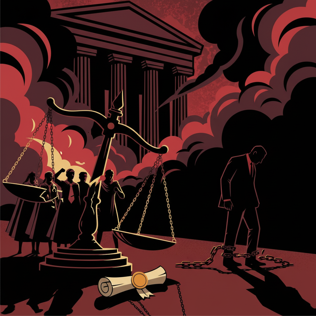 Illustration: Darmanin capitule : fin du plaider-coupable pour viol !