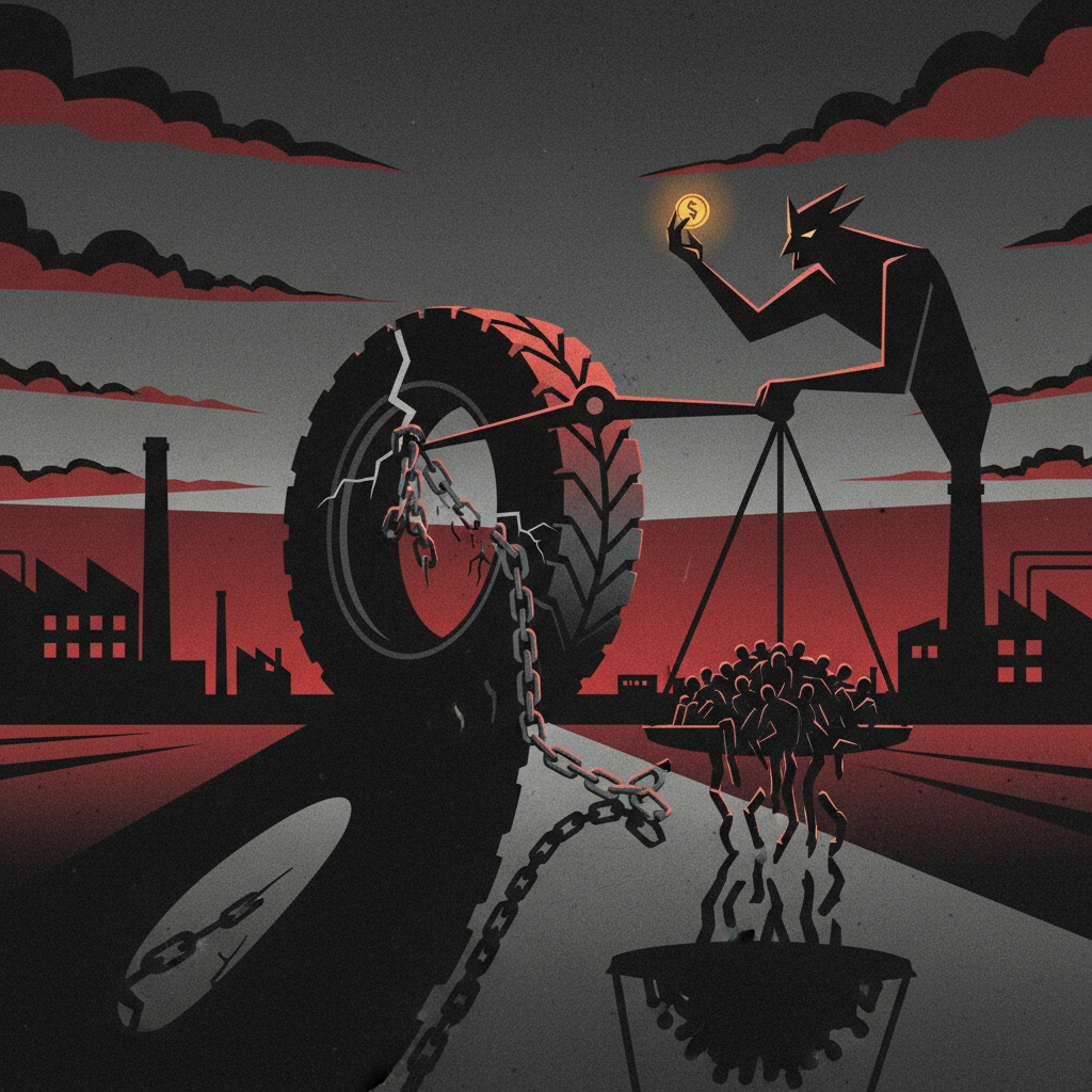 Illustration: Goodyear supprime 400 postes en France d’ici 2028 : l’emploi sacrifié ?