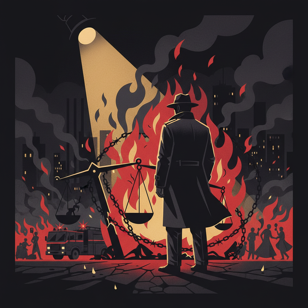 Illustration: Soupçonné d’avoir allumé huit incendies : un homme en garde à vue à Solaize