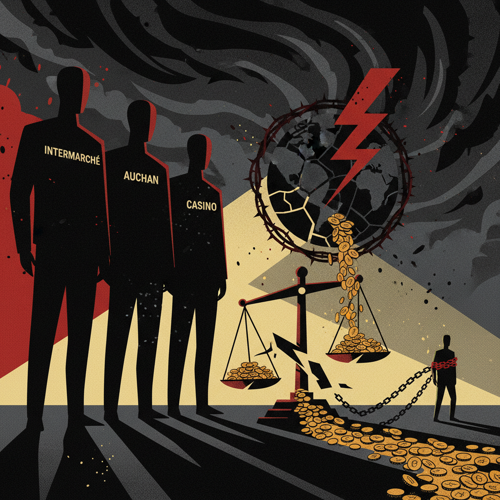 Illustration: Intermarché, Auchan, Casino : la centrale d'achat condamnée à 5,46M€ pour fraude organisée