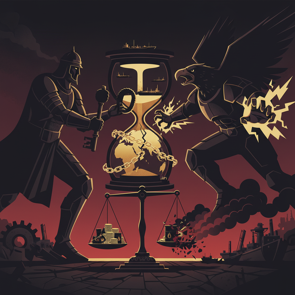 Illustration: Iran vs USA : La guerre des détroits menace l'économie mondiale