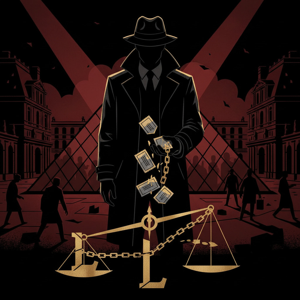 Illustration: Louvre : l'agent du musée mis en examen — l'escroquerie à la billetterie qui éclabousse le temple de l'art