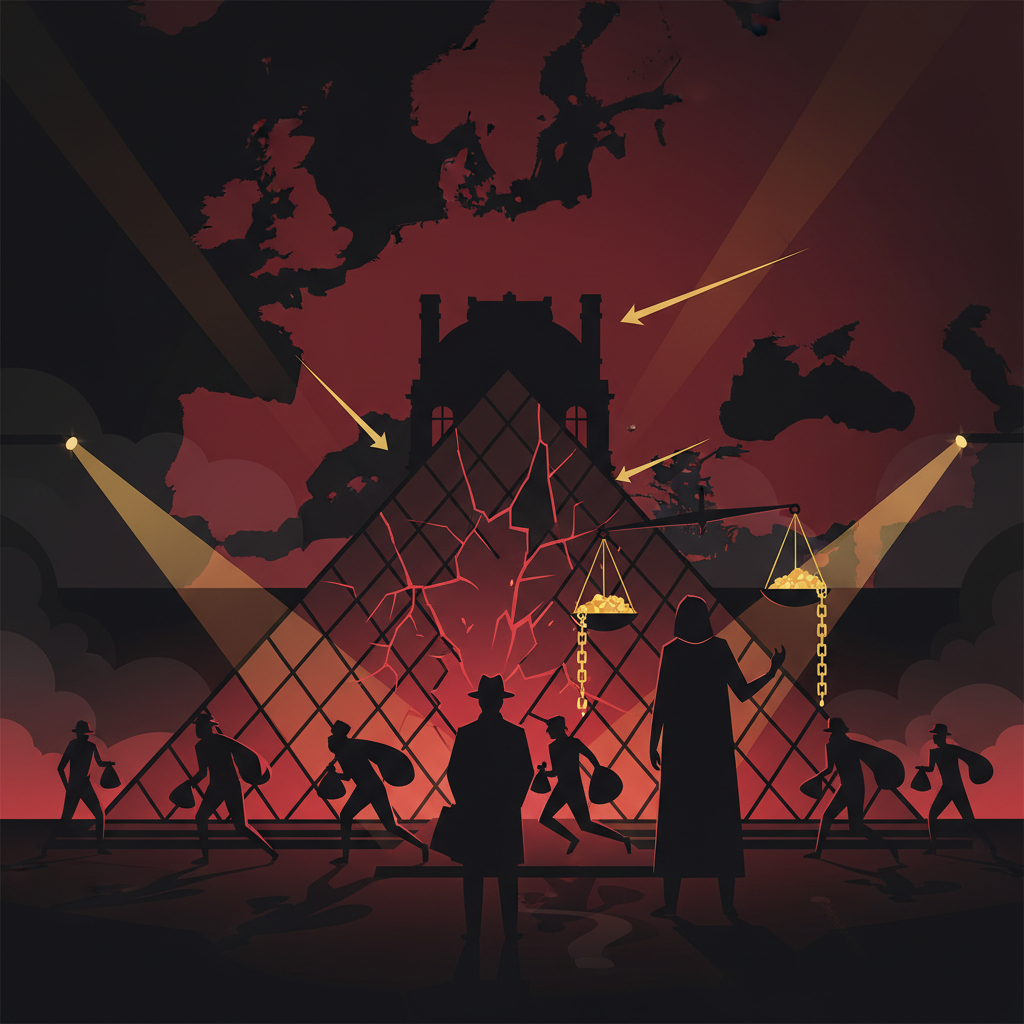 Illustration: Le Louvre dévalisé : les dessous du casse du siècle