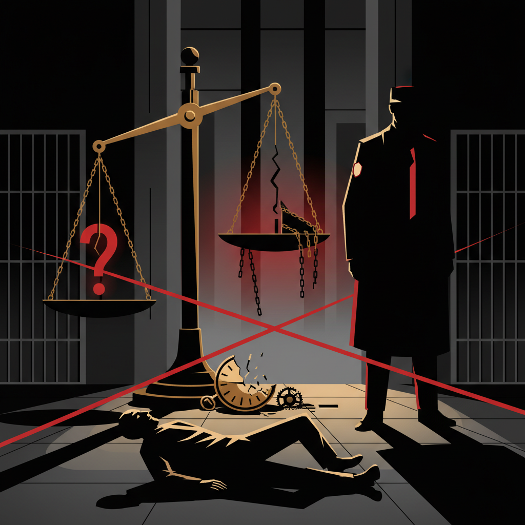 Illustration: Mort au commissariat : l'autopsie écarte les violences, les questions persistent
