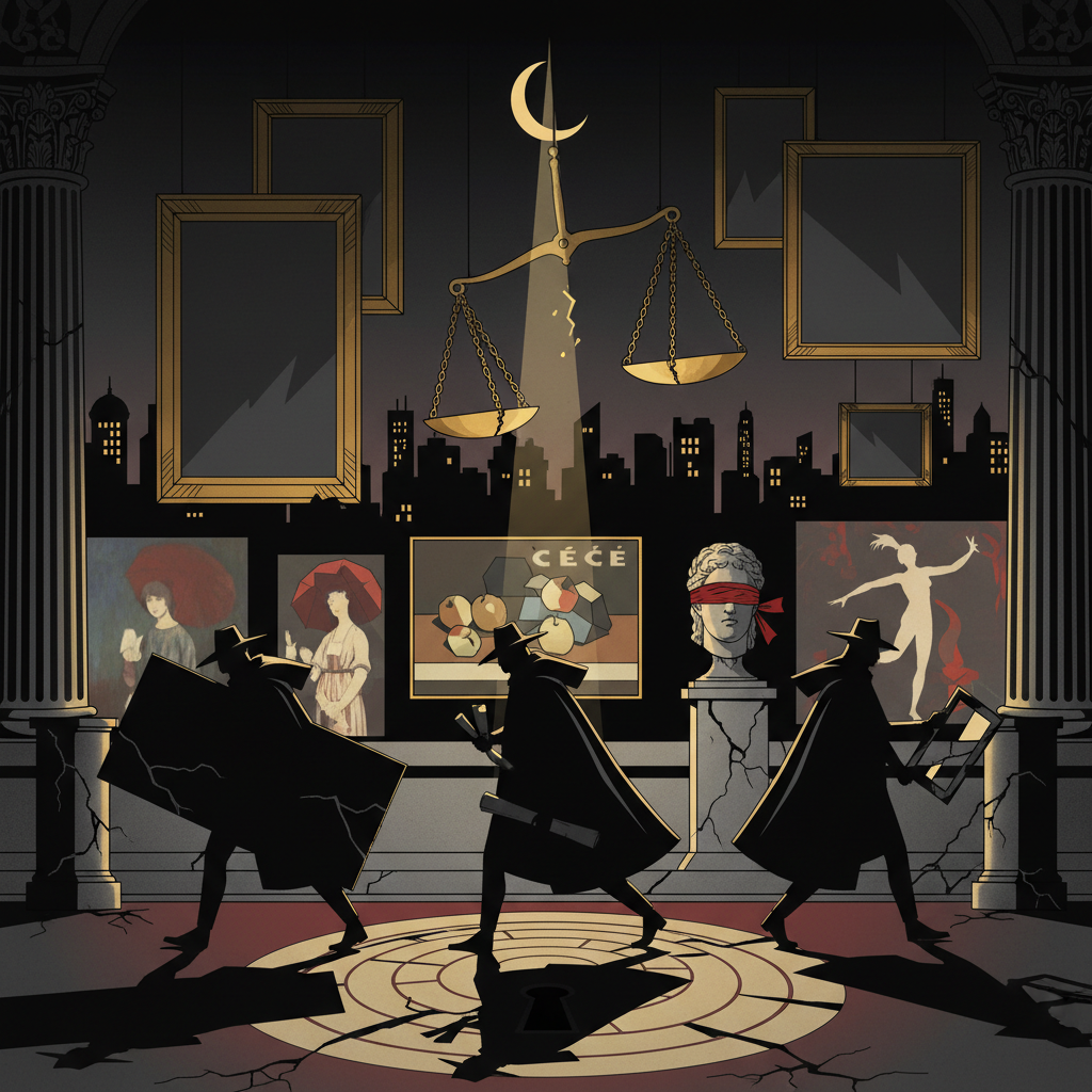 Illustration: Vol spectaculaire de chefs-d'œuvre en Italie : Renoir, Cézanne et Matisse disparus